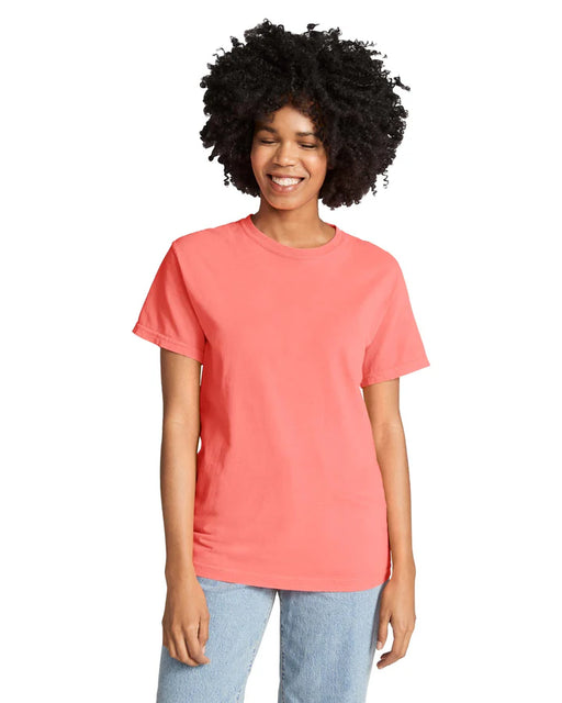 Comfort Colors 1717 ADULT HEAVYWEIGHT TEE (Neon Red Orange)