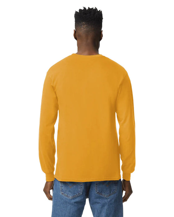 Gildan 2400 Ultra Cotton™ Adult Long Sleeve T-Shirt (Gold)