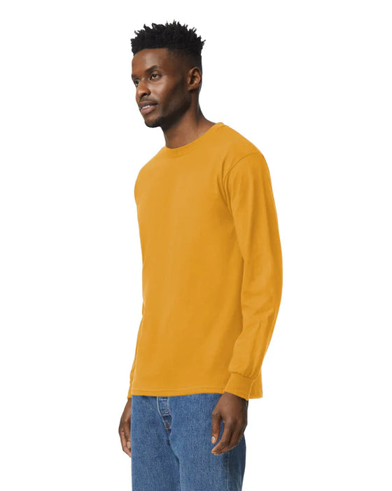 Gildan 2400 Ultra Cotton™ Adult Long Sleeve T-Shirt (Gold)