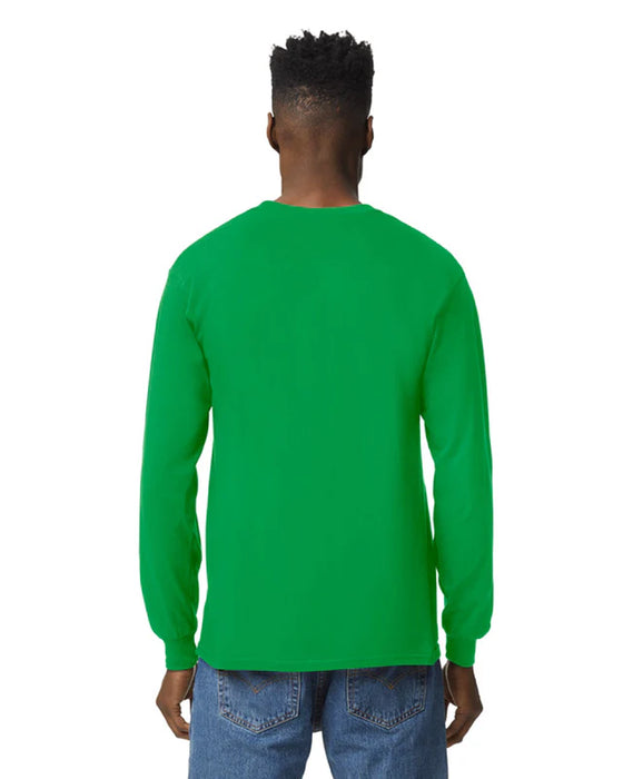 Gildan 2400 Ultra Cotton™ Adult Long Sleeve T-Shirt (Irish Green)