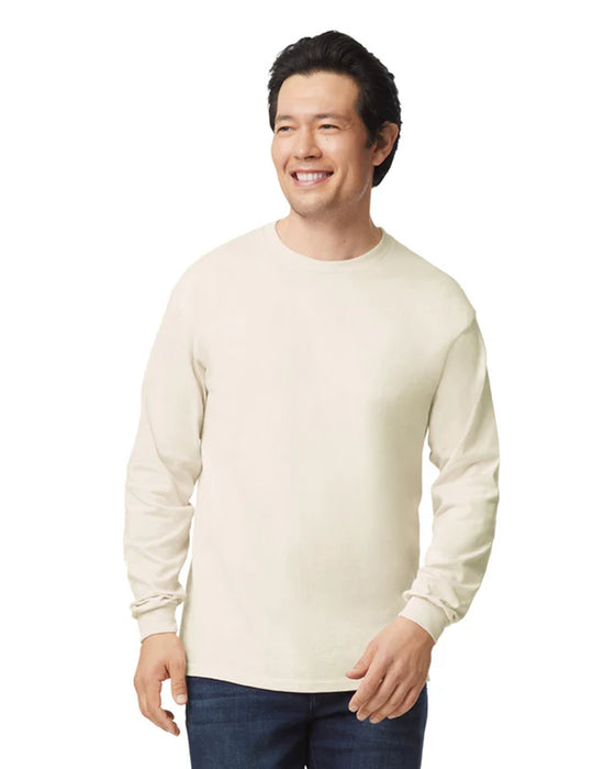 Gildan 2400 Ultra Cotton™ Adult Long Sleeve T-Shirt (Natural)