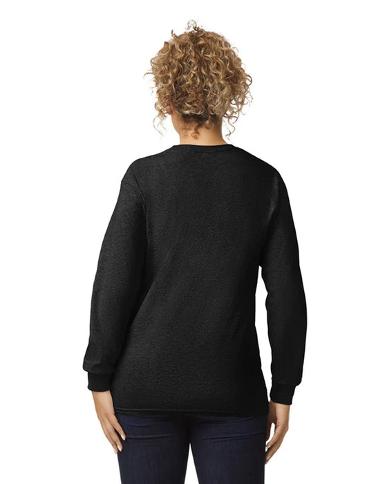 Gildan 2400 Ultra Cotton™ Adult Long Sleeve T-Shirt (Black)