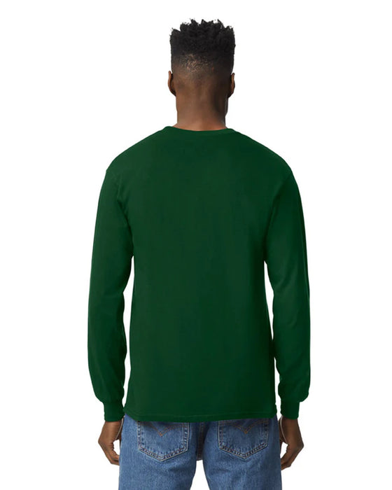 Gildan 2400 Ultra Cotton™ Adult Long Sleeve T-Shirt (Forrest Green)