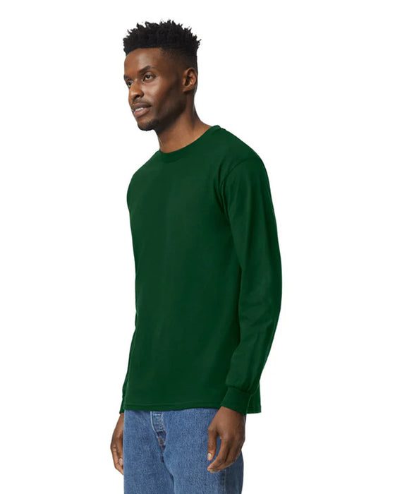 Gildan 2400 Ultra Cotton™ Adult Long Sleeve T-Shirt (Forrest Green)