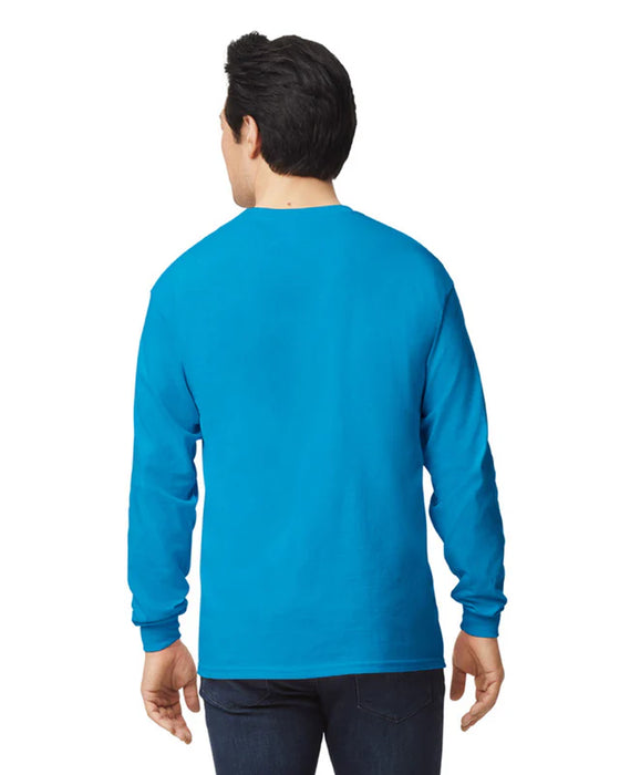 Gildan 2400 Ultra Cotton™ Adult Long Sleeve T-Shirt (Sapphire)