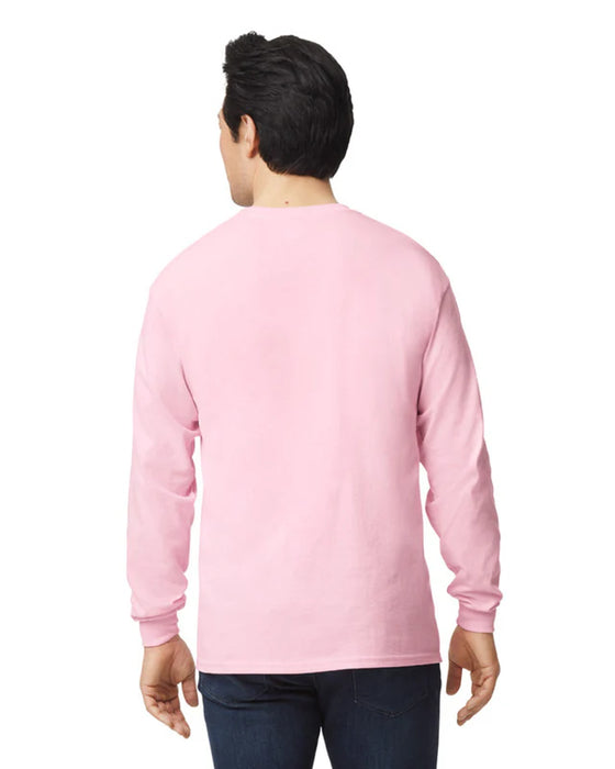 Gildan 2400 Ultra Cotton™ Adult Long Sleeve T-Shirt (Light Pink)