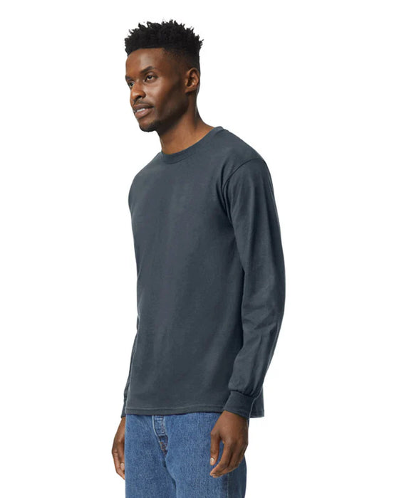 Gildan 2400 Ultra Cotton™ Adult Long Sleeve T-Shirt (Dark Heather)