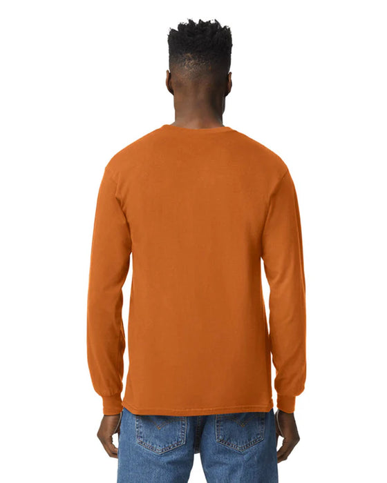 Gildan 2400 Ultra Cotton™ Adult Long Sleeve T-Shirt (Texas Orange)