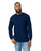 Gildan 2410 Ultra Cotton® Adult Long Sleeve T-Shirt with Pocket (Navy)