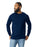 Gildan 2410 Ultra Cotton® Adult Long Sleeve T-Shirt with Pocket (Navy)