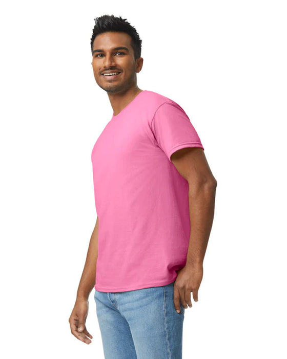 Gildan 5000 Heavy Cotton™ Adult T-shirt (Safety Pink)