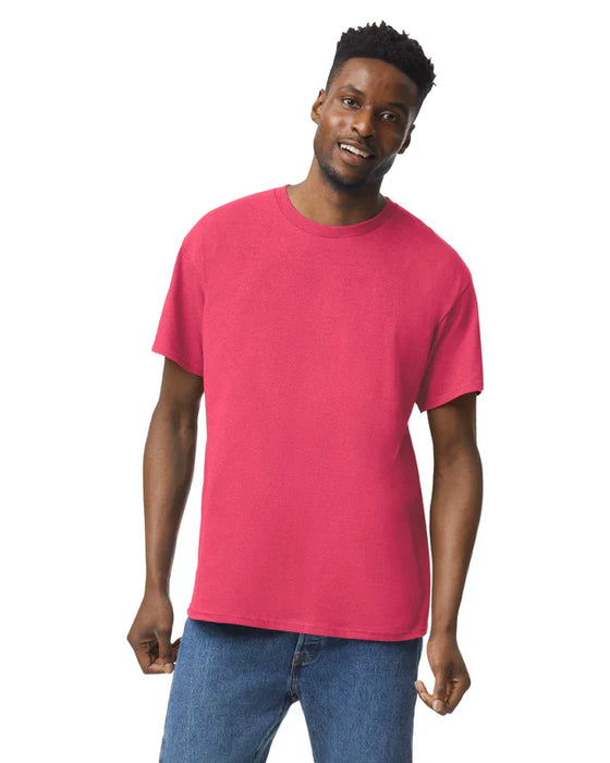 Gildan 5000 Heavy Cotton™ Adult T-shirt (Heather Red)