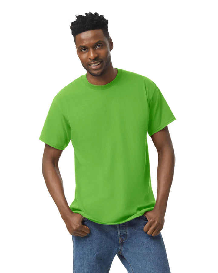 Gildan 5000 Heavy Cotton™ Adult T-shirt (Neon Green)