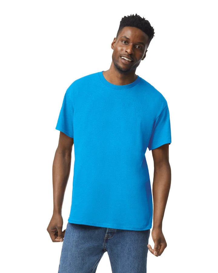 Gildan 5000 Heavy Cotton™ Adult T-shirt (Heather Sapphire)
