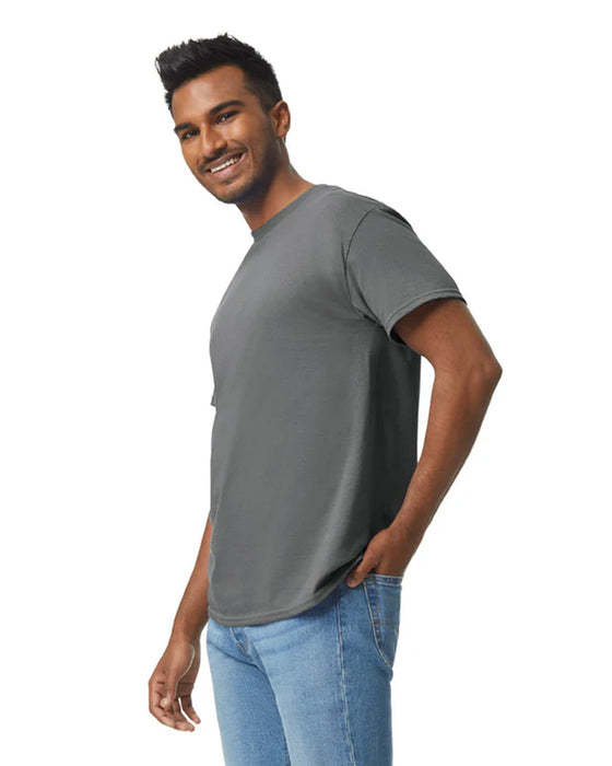 Gildan 5000 Heavy Cotton™ Adult T-shirt (Charcoal)