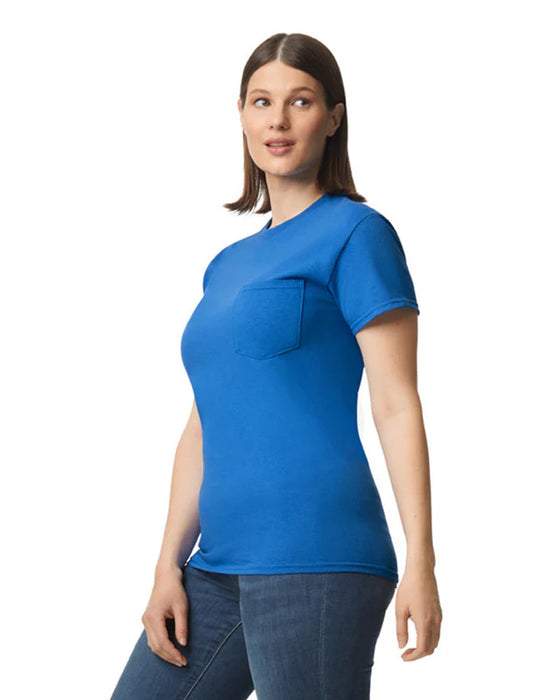 Gildan 5300 Heavy Cotton™ Adult T-Shirt with Pocket (Royal)