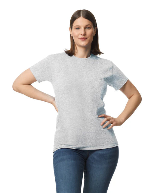 Gildan 5300 Heavy Cotton™ Adult T-Shirt with Pocket (Sport Gray)