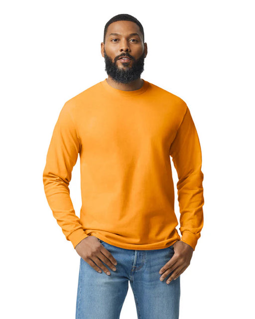 Gildan 5400 Heavy Cotton™ Long Sleeve Adult T-Shirt (Gold)