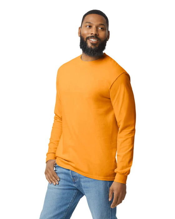 Gildan 5400 Heavy Cotton™ Long Sleeve Adult T-Shirt (Gold)