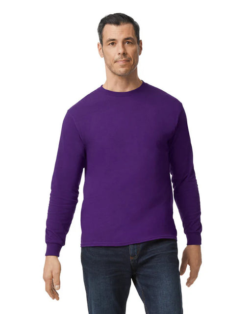 Gildan 5400 Heavy Cotton™ Long Sleeve Adult T-Shirt (Purple)