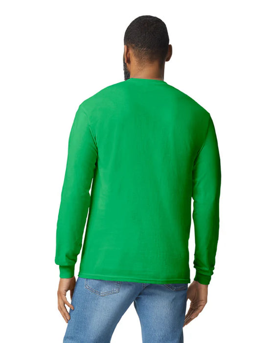 Gildan 5400 Heavy Cotton™ Long Sleeve Adult T-Shirt (Irish Green)