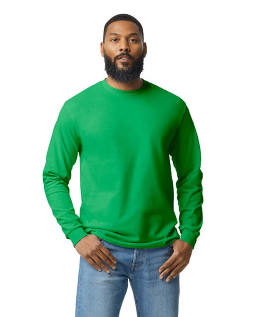 Gildan 5400 Heavy Cotton™ Long Sleeve Adult T-Shirt (Irish Green)