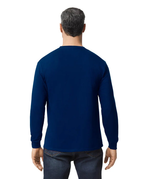 Gildan 5400 Heavy Cotton™ Long Sleeve Adult T-Shirt (Navy)