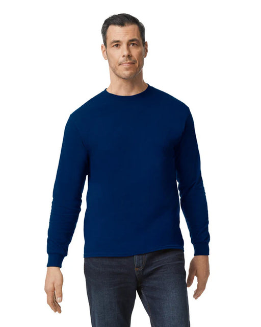 Gildan 5400 Heavy Cotton™ Long Sleeve Adult T-Shirt (Navy)