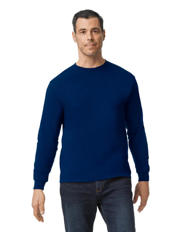 Gildan 5400 Heavy Cotton™ Long Sleeve Adult T-Shirt (Navy)