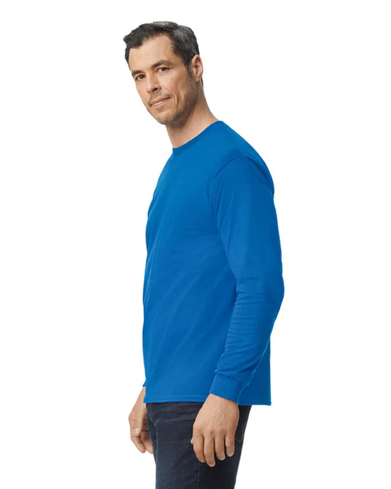 Gildan 5400 Heavy Cotton™ Long Sleeve Adult T-Shirt (Royal)