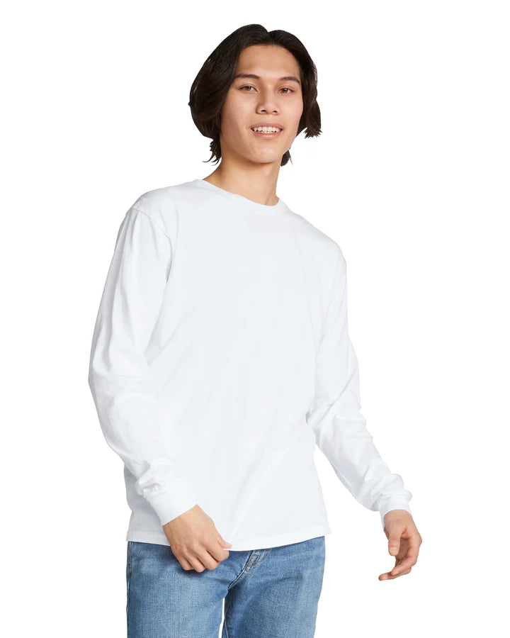 Comfort Colors 6014 ADULT HEAVYWEIGHT LONG SLEEVE TEE (White)