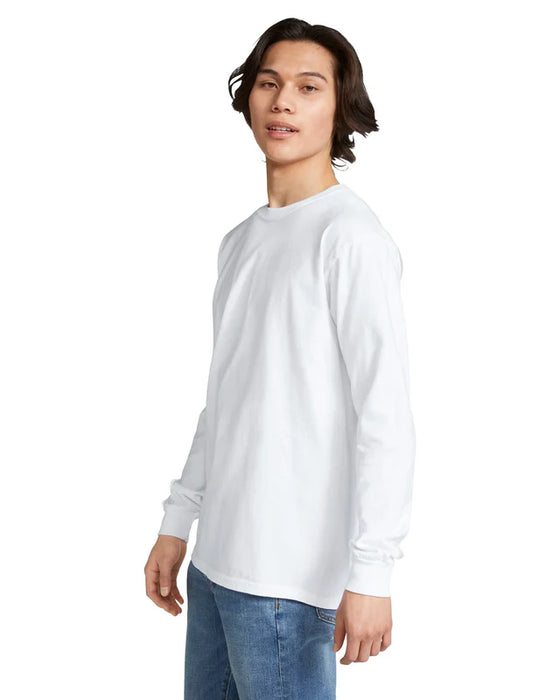 Comfort Colors 6014 ADULT HEAVYWEIGHT LONG SLEEVE TEE (White)
