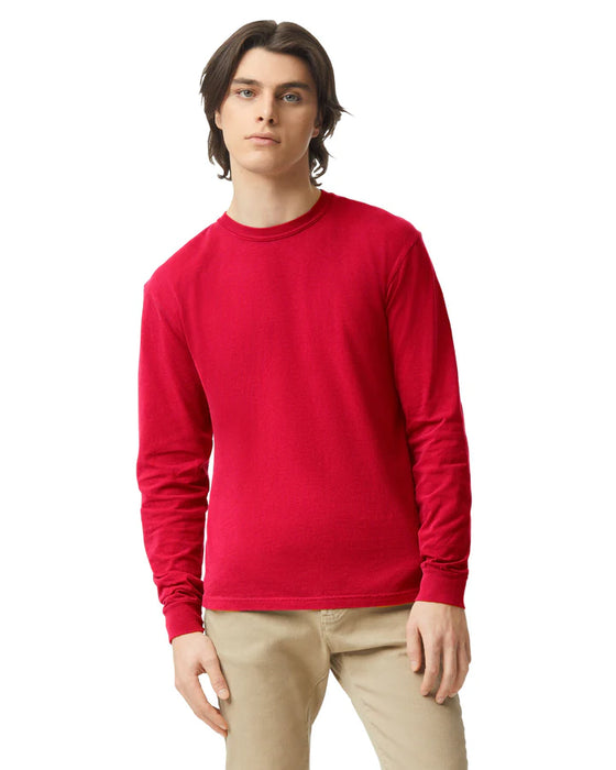 Comfort Colors 6014 ADULT HEAVYWEIGHT LONG SLEEVE TEE (Red)