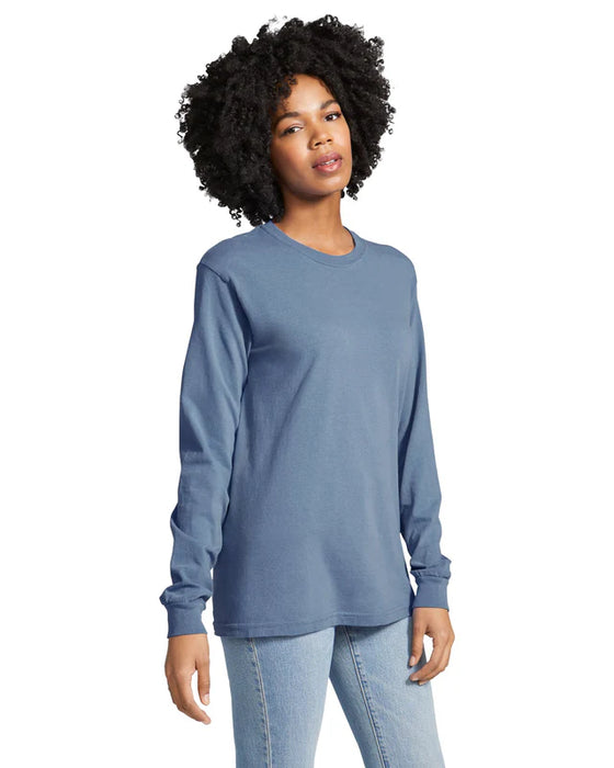 Comfort Colors 6014 ADULT HEAVYWEIGHT LONG SLEEVE TEE (Blue Jean)