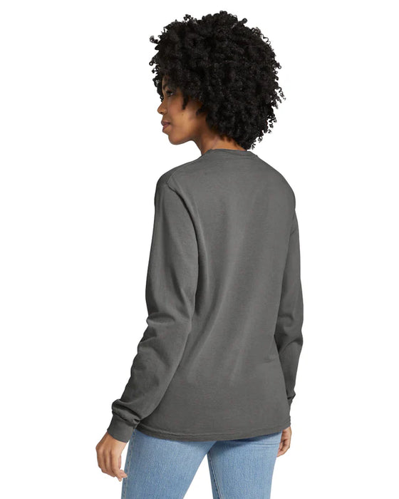 Comfort Colors 6014 ADULT HEAVYWEIGHT LONG SLEEVE TEE (Pepper)