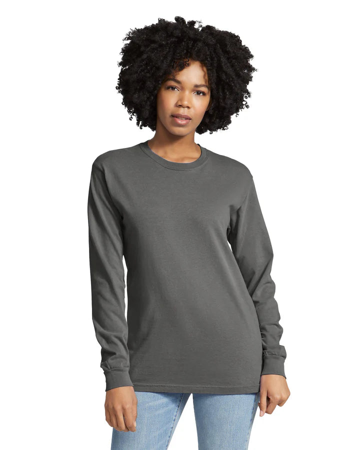 Comfort Colors 6014 ADULT HEAVYWEIGHT LONG SLEEVE TEE (Pepper)