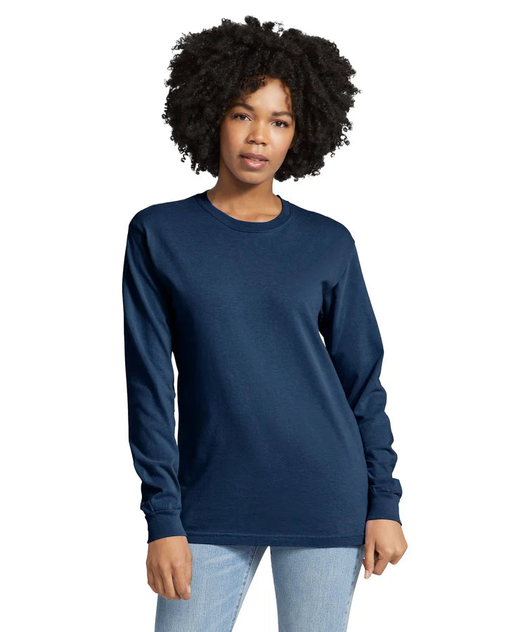 Comfort Colors 6014 ADULT HEAVYWEIGHT LONG SLEEVE TEE (True Navy)