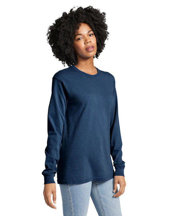 Comfort Colors 6014 ADULT HEAVYWEIGHT LONG SLEEVE TEE (True Navy)