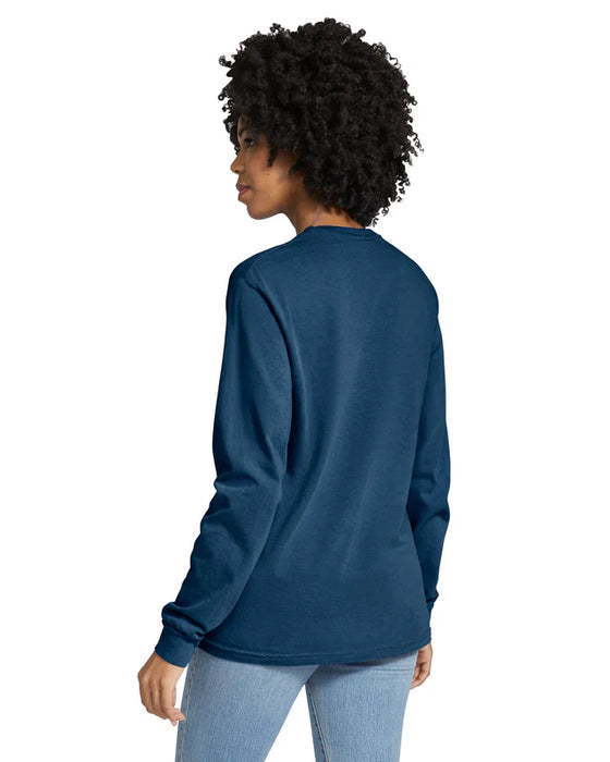 Comfort Colors 6014 ADULT HEAVYWEIGHT LONG SLEEVE TEE (Navy)