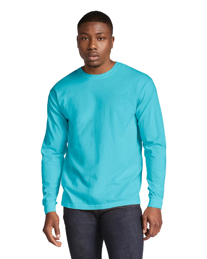 Comfort Colors 6014 ADULT HEAVYWEIGHT LONG SLEEVE TEE (Lagoon)