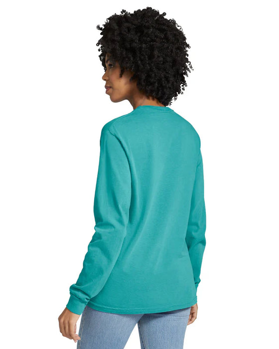Comfort Colors 6014 ADULT HEAVYWEIGHT LONG SLEEVE TEE (Seafoam)