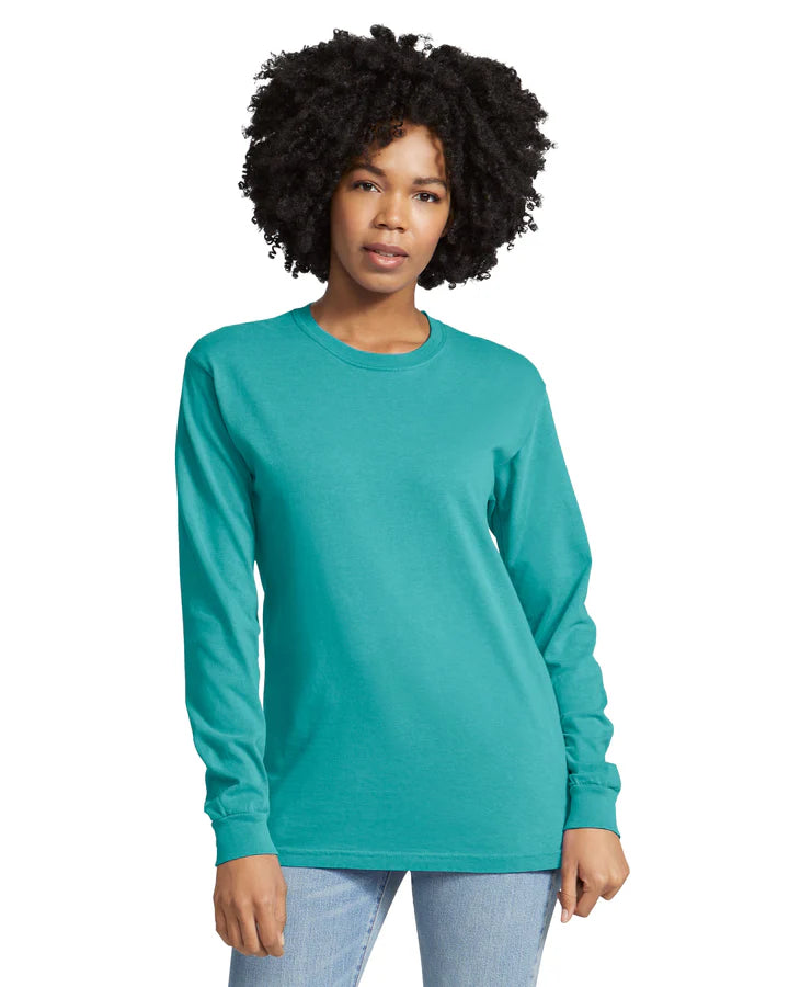 Comfort Colors 6014 ADULT HEAVYWEIGHT LONG SLEEVE TEE (Seafoam)