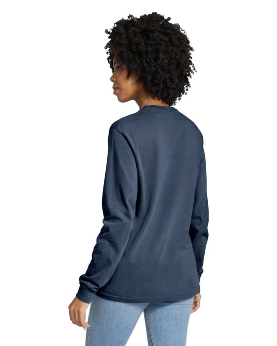 Comfort Colors 6014 ADULT HEAVYWEIGHT LONG SLEEVE TEE (Denim)