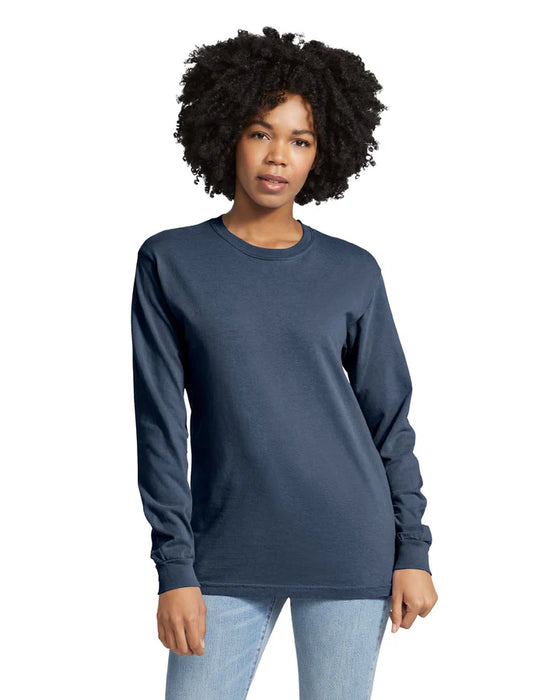 Comfort Colors 6014 ADULT HEAVYWEIGHT LONG SLEEVE TEE (Denim)