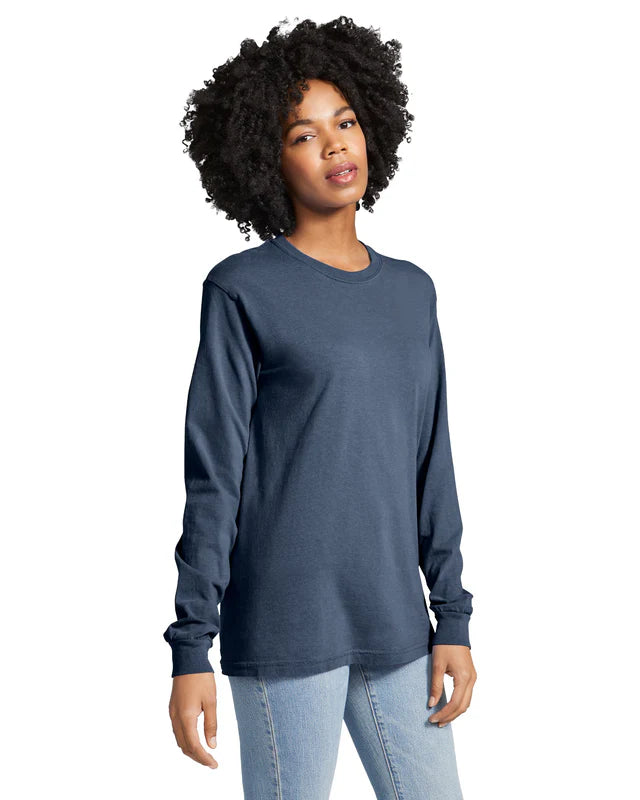 Comfort Colors 6014 ADULT HEAVYWEIGHT LONG SLEEVE TEE (Denim)