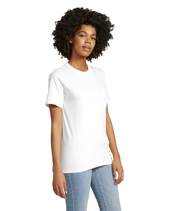 Comfort Colors 6030 ADULT HEAVYWEIGHT POCKET TEE (White)