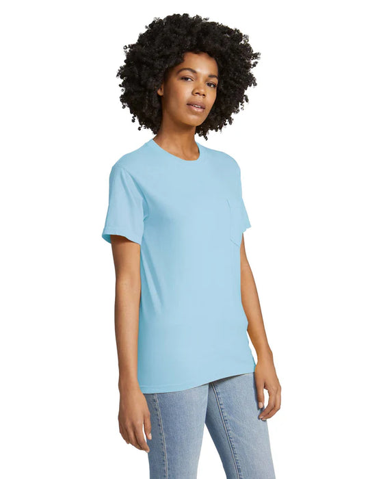 Comfort Colors 6030 ADULT HEAVYWEIGHT POCKET TEE (Chambray)