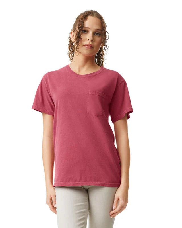 Comfort Colors 6030 ADULT HEAVYWEIGHT POCKET TEE (Crimson)