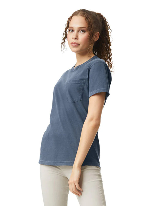 Comfort Colors 6030 ADULT HEAVYWEIGHT POCKET TEE (Denim)