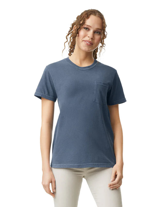 Comfort Colors 6030 ADULT HEAVYWEIGHT POCKET TEE (Denim)